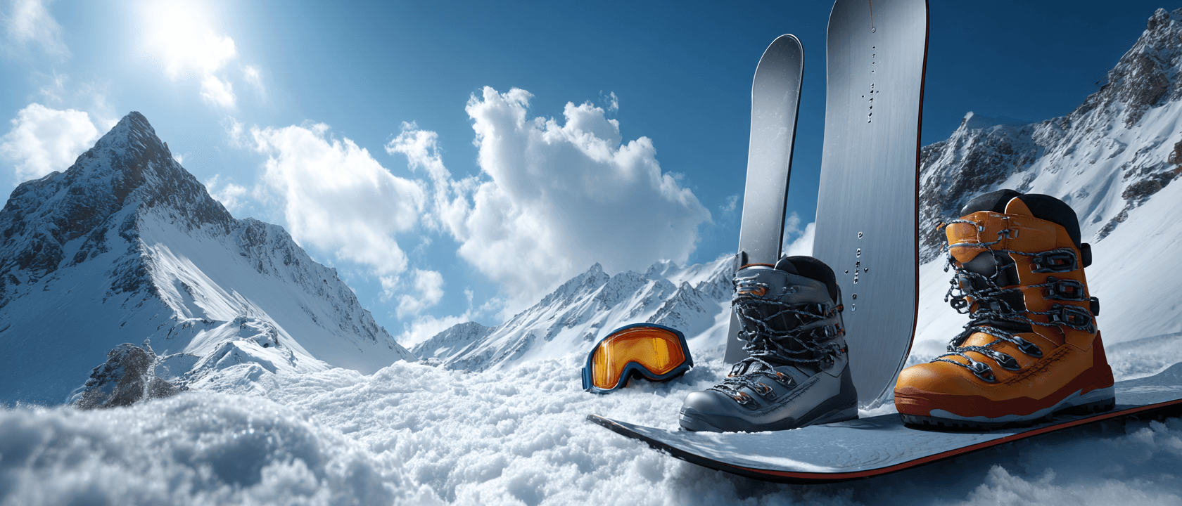 Winter sports equipment Marketplace hero banner